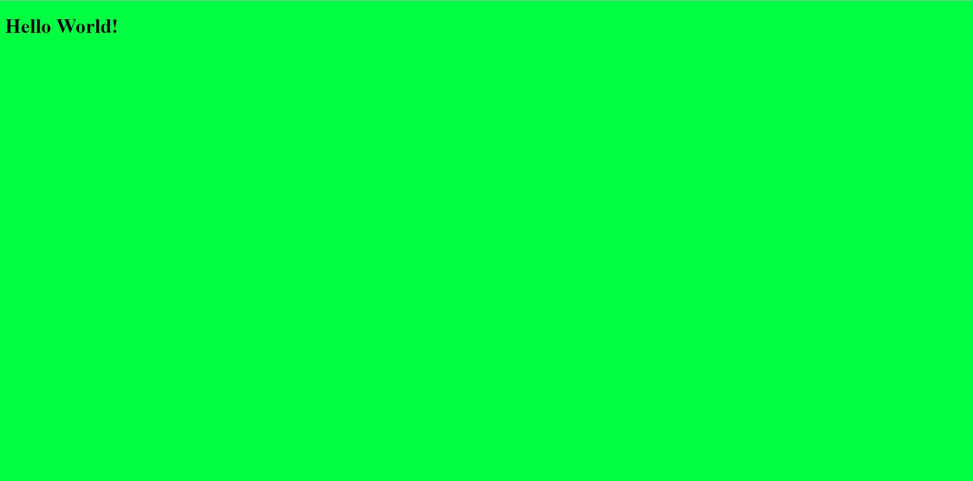 color codes output